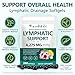 Lymphatic Drainage Supplements, 4275mg Lymph System Support for Women & Men, Herbal Lymphatic Complex with Dandelion, Burdock, Echinacea, Cleavers, Turmeric & Bromelain for Fluid Balance, 240 Capsules