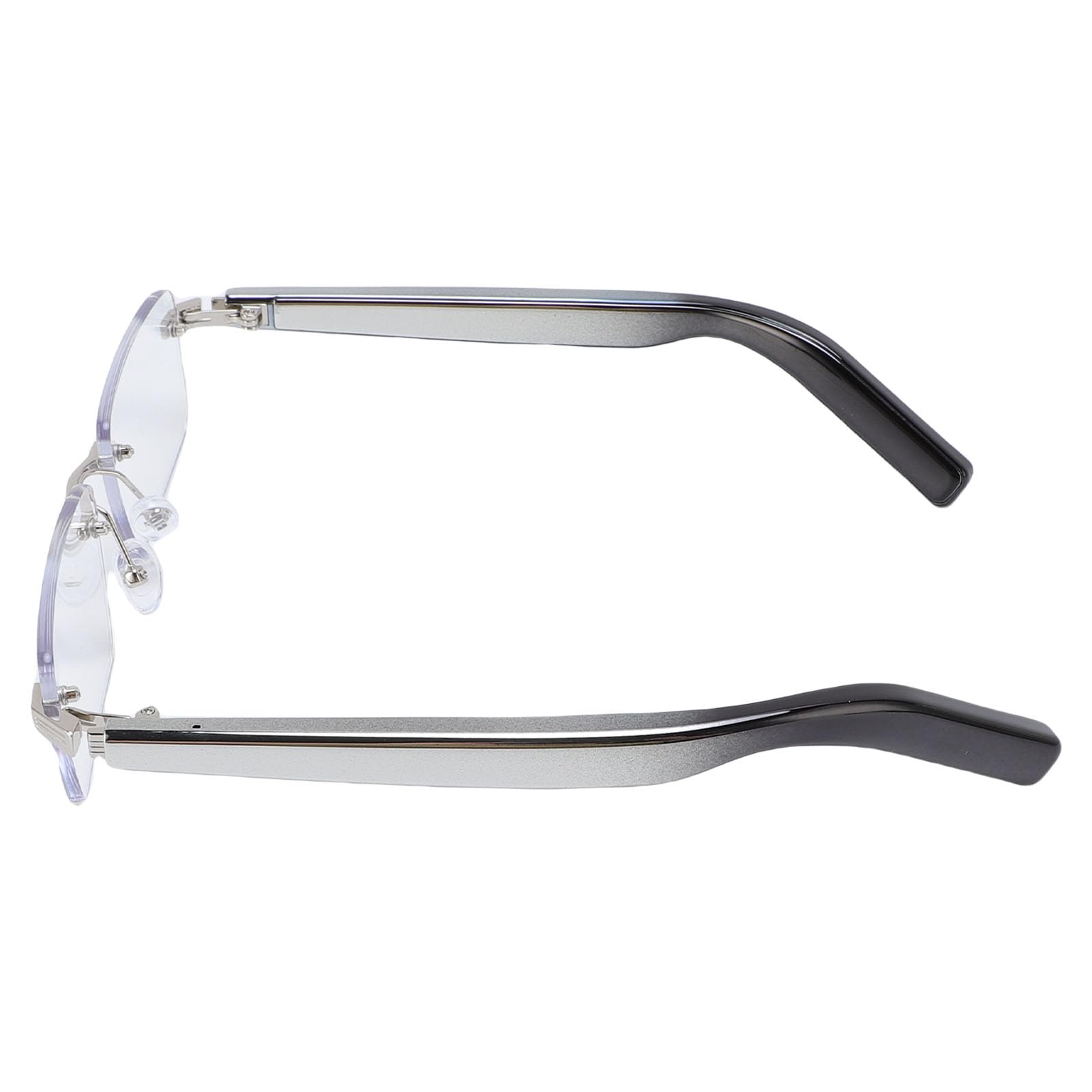 Gafas de Traducción Inteligentes de IA, Evita la Traducción de Laptop de Gafas Inteligentes de Luz Polarizada Azul con Micrófono para Uso Diario (Degradado de Color)