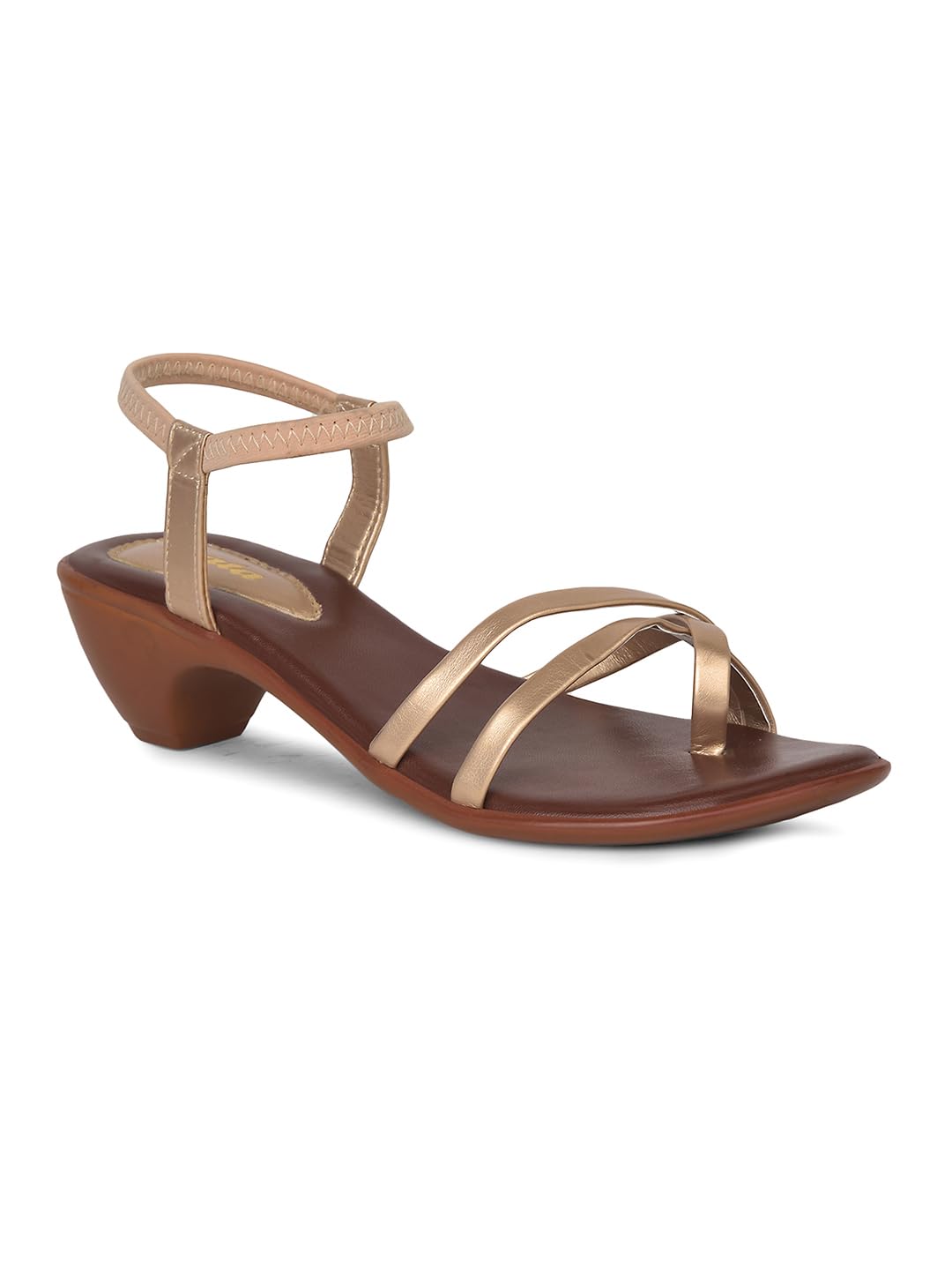 bata Women's Casual Sandal Sandal - Gold-picture-19