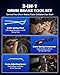 Orion Motor Tech Drum Brake Tool Kit, 3 pc Drum Brake Adjustment Tool Set with Brake Spring Compressor Tool and Brake Spoon, Double Ended Brake Spring Pliers for Brake Spring Removal and Installation