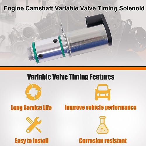 Intake & Exhaust Engine Variable Valve Timing (VVT) Solenoid Replacement for 2004-2016 Volvo C30 C70 S40 S60 S80 V50 V60 V70 XC60, Oil Control VVT Valve Engine Replace OE 31216222 36002688 918-094 - Thumbnail 6