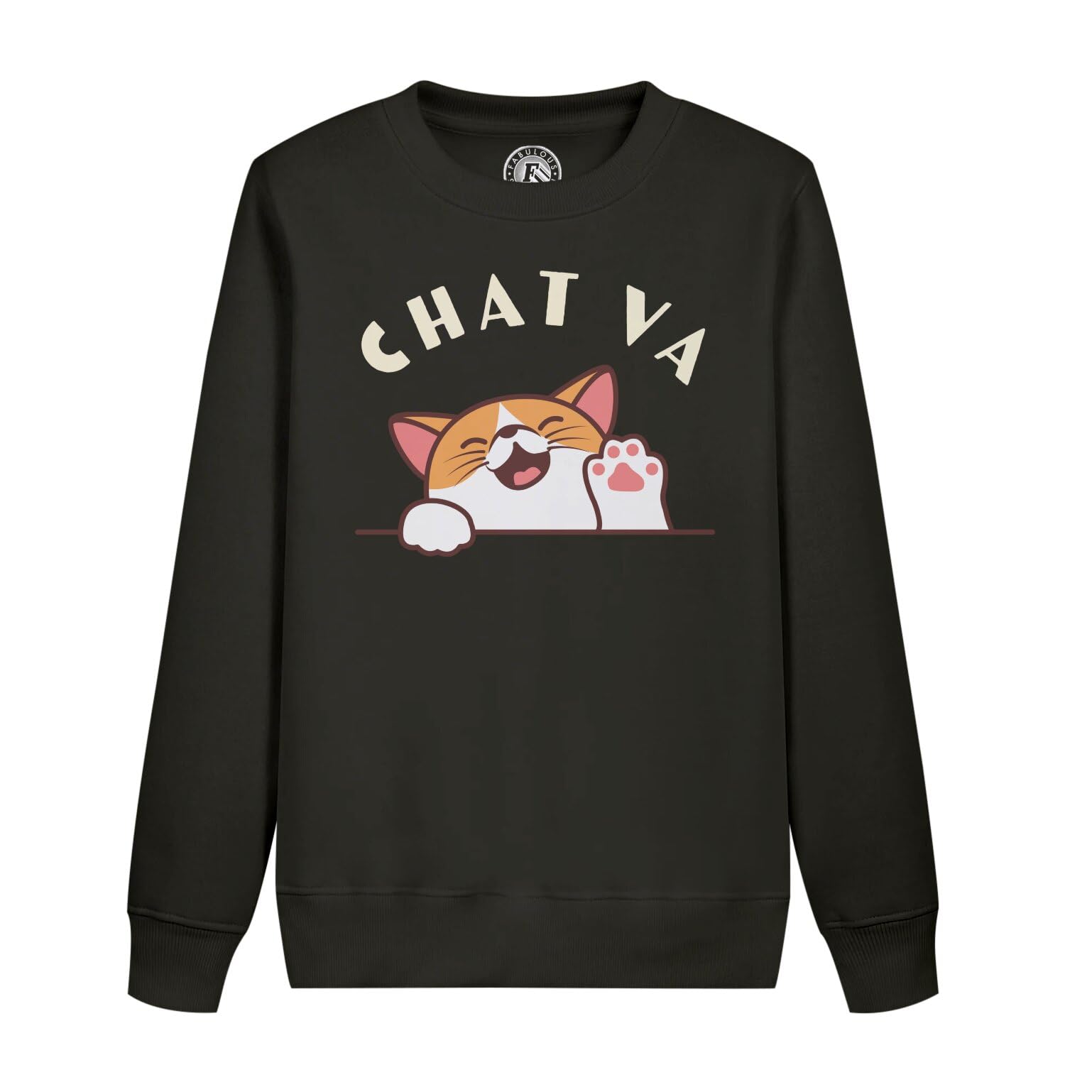 Sweatshirt enfant chat va chaton, l'idée cadeau d'anniversaire parfaite