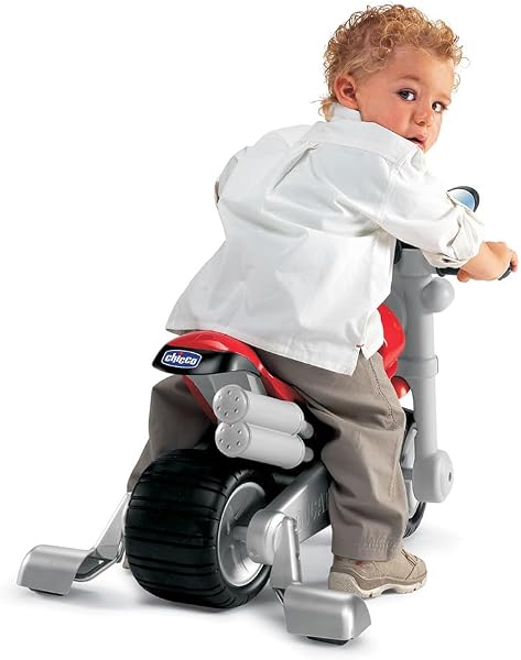 Chicco Ducati Monster Moto Giocattolo per Bambini, Gioco Cavalcabile con Clacson e Rombo Sonoro, Ruote di Supporto Rimuovibili, Max 25 Kg, Giochi per Bambini 18 Mesi, 5 Anni - 5