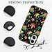 UTRSIFB Classic Protective Compatible for iPhone 17 Case Rasta Flag Weedleaf Leaves Reggae Music, Shockproof TPU with Wireless Charging Compatibility