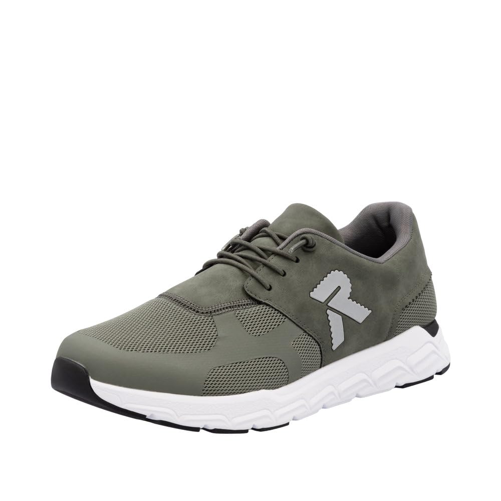 Rieker Sporty Lace-Up Black, Green, 43 EU Weit