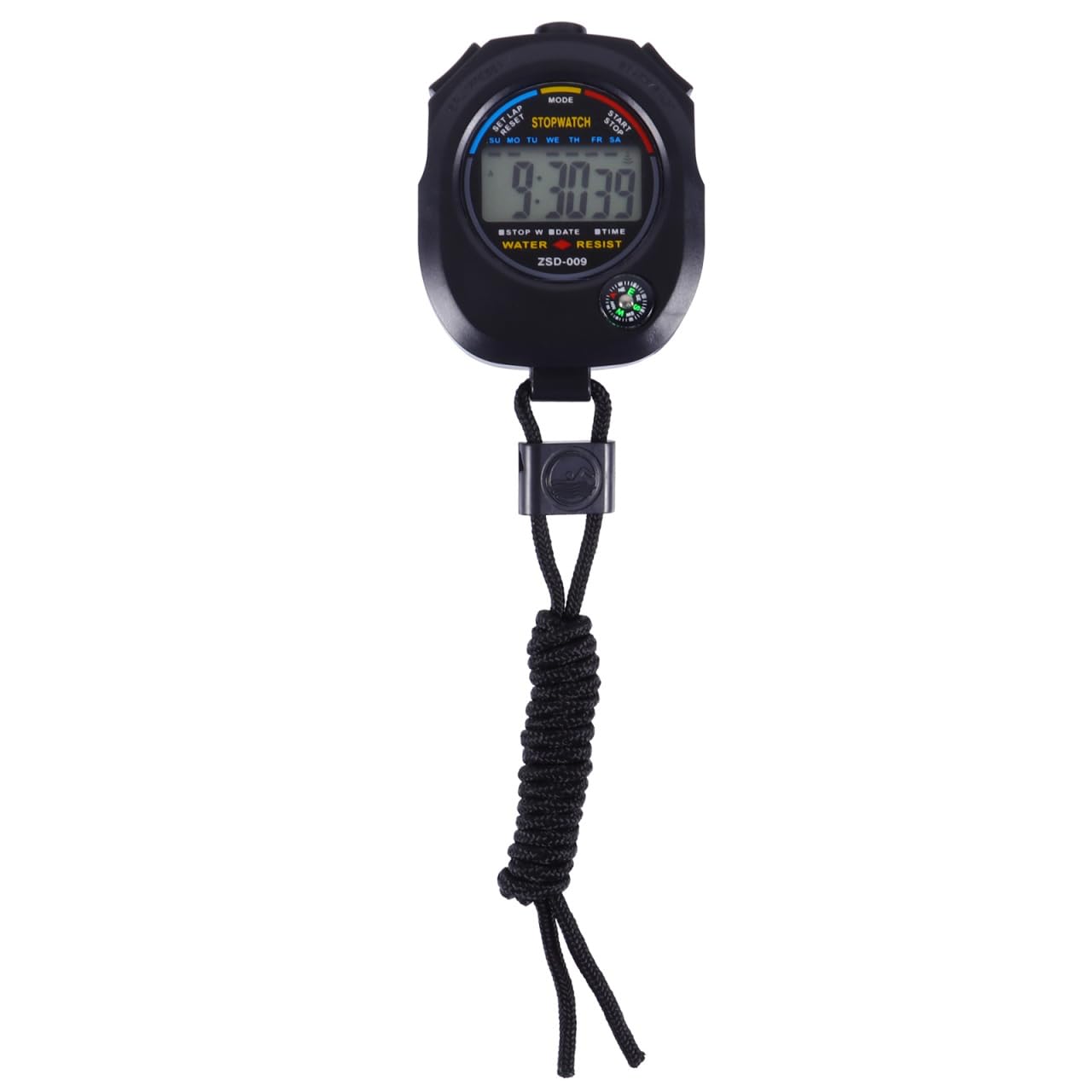 UPKOCH 1Pc Portable Match Stopwatch Timer Lightweight Electronic Watch for Sports Training Durable Convenient Design for Matches and Competitions Black-image-25