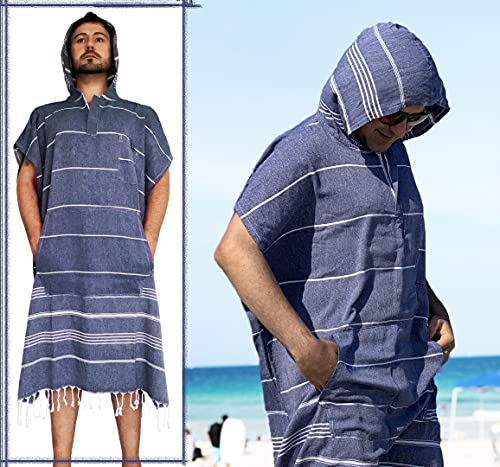 AYSESA-Large-Surf-Poncho-Thin-Turkish-Cotton-Beach-Robe-Hooded-Wetsuit-Changing-Towel-Ultra-Thin-Quick-Dry-Sandproof-100-Turkish-Cotton-Navy-Blue-Poncho-Navy-Surf-Poncho