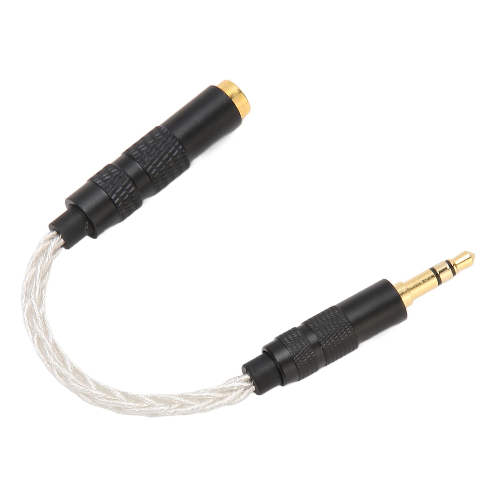 Ejoyous Cavo adattatore audio, 4,4 mm femmina bilanciato a 3,5 mm maschio bilanciato, cavo di prolunga stereo per cuffie