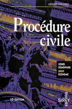 Paperback PROCEDURE CIVILE. 10ème édition 1998 Book