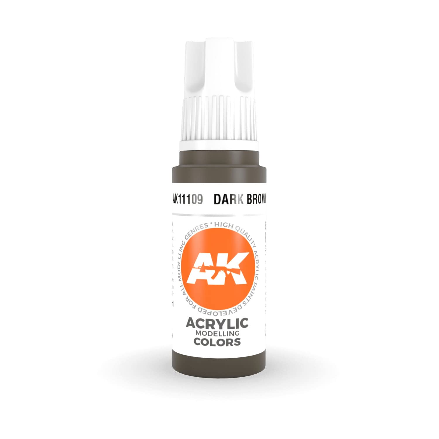 Ak Interactive Brown 3Rd Gen Acrylic Dark 17Ml