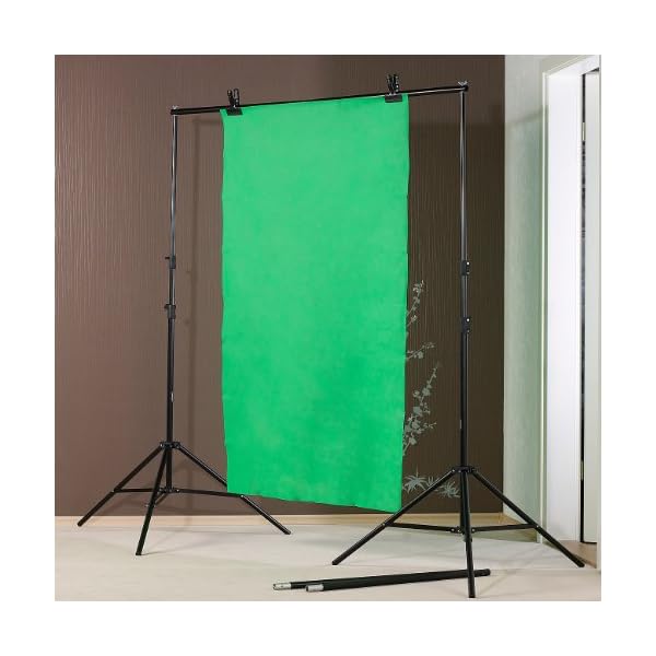Somikon Greenscreen: Höhenverstellbares Fotohintergrund-System (Fotohintergrundsystem) – Bild 5