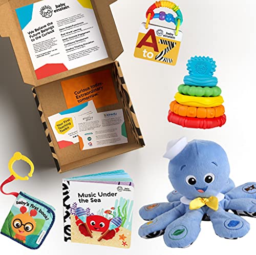 Image of Baby Einstein Baby's First Language Teacher Developmental Toys Kit & Gift Set, Newborn and up, Multicolored