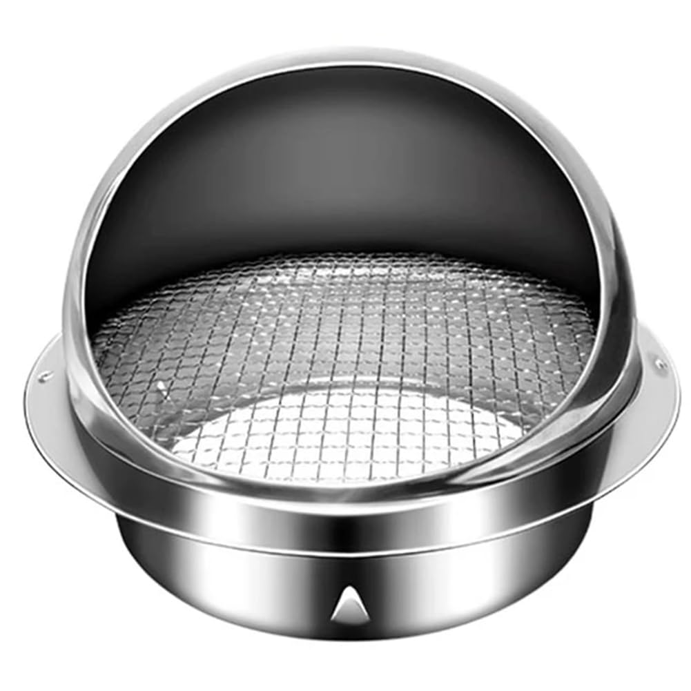 Hndhbfgrt Kitchen Fans& Vents External Extractor Dryer Vent Pipes Brushed Bull Air Vent Grille