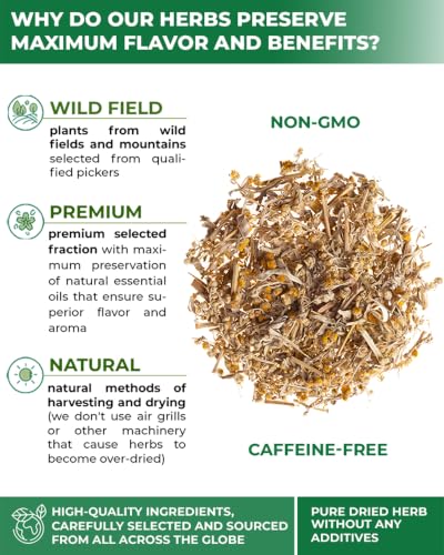 Image of 4 oz. Wormwood Tea Wormwood Herb Dried Herb Tea (Artemisia Absinthium) - 113g Dry Wood Worm Artemisiae Absinthii Herba Artemisa Ajenjo Hierba