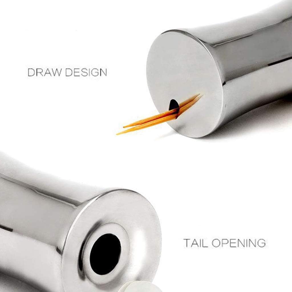 Stainless Steel Toothpick Box, Small Toothpick Holder Dispenser Storage Organizer