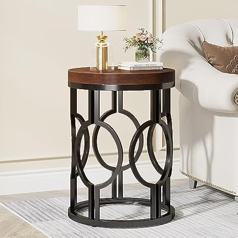 Tribesigns Round End Table Cover