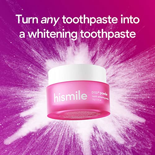 Hismile Watermelon Toothpaste Whitening Bundle, Watermelon Flavoured Toothpaste, Whitening Powder, Watermelon Flavoured Whitening Toothpaste Combo #TOP4