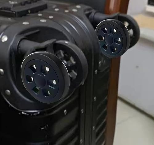 Miniatura 5 de Juego de ruedas de repuesto para maleta, ruedas giratorias de 360 grados, accesorios dobles, ruedas giratorias de goma, rodamientos, herramientas de