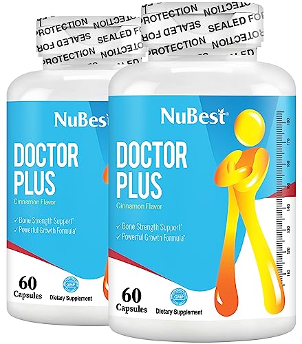 NuBest Doctor Plus - Powerful Bone Strength Formula - Supports Strong, Healthy Bones - Immunity and Wellness Support for Children (10+) and Teens - 2 Pack | 2 Months Supply