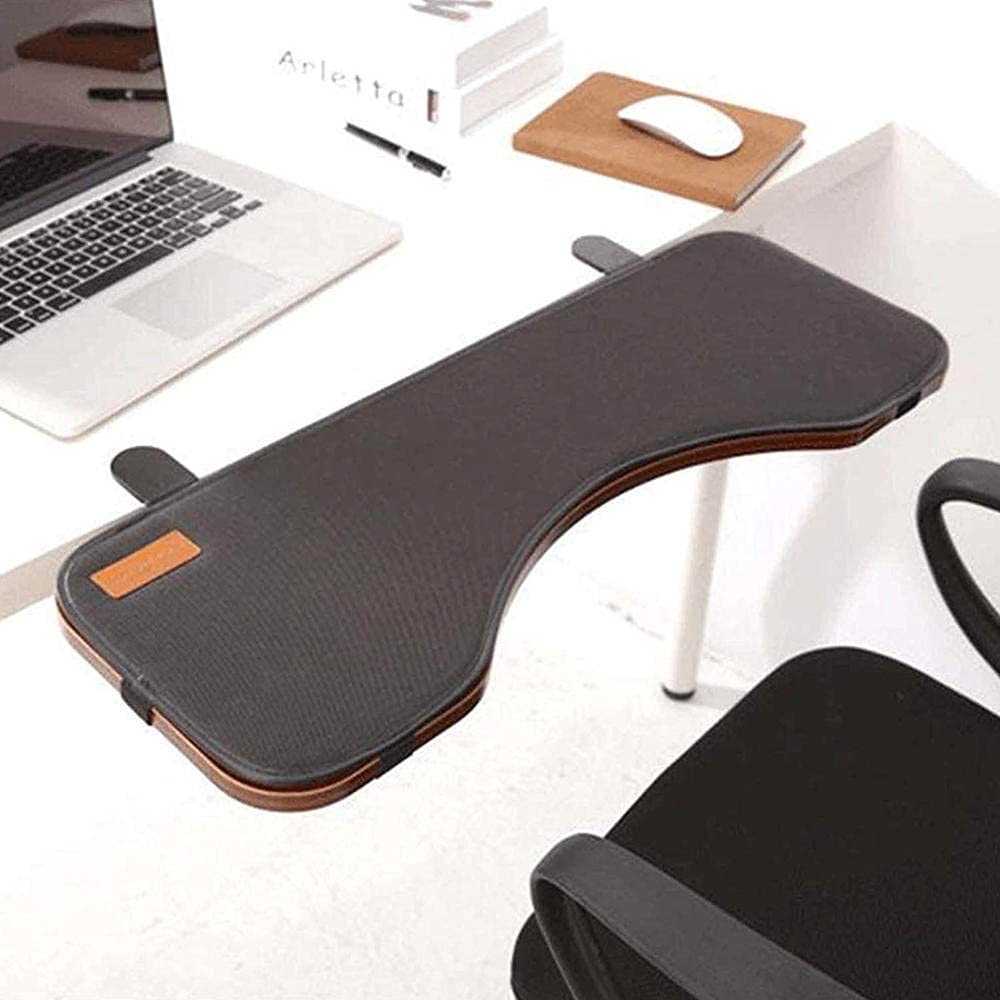 JLVAWIN Bureau Armsteun Bureau Elleboog Rest, Opvouwbare Desktop Extension Table, Toetsenbord Tray, Om Tendinitis te voorkomen, Arm Vermoeidheid Vermindering
