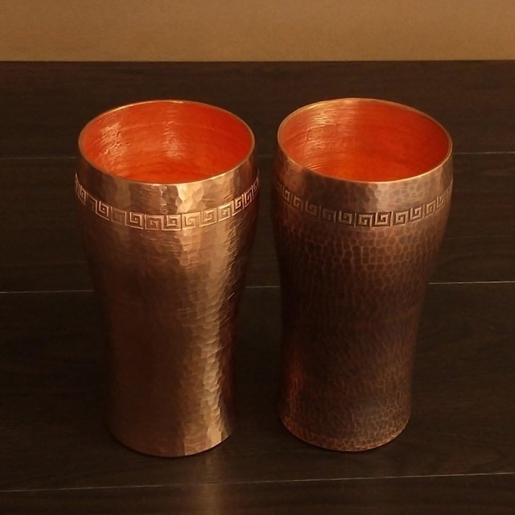 Dianzan Taza para Moscow Mule, Taza De Cerveza De Cobre, Vasos para Beber, Taza De Cobre Hecha a Mano para Café, Té, Cócteles, Cerveza, Bebidas Frías Y Calientes.