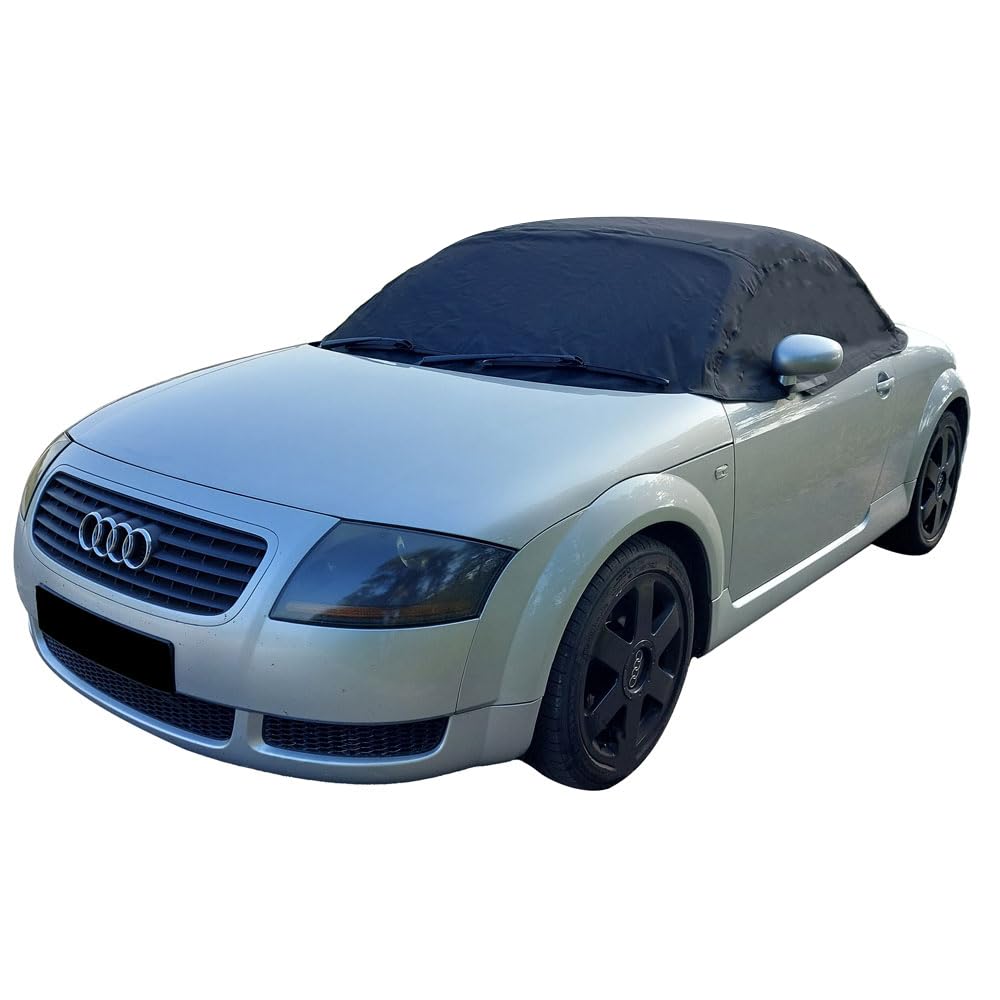 Halbabdeckung kompatibel mit EIN Audi TT (8N) für Außen Berlin Schwarz
