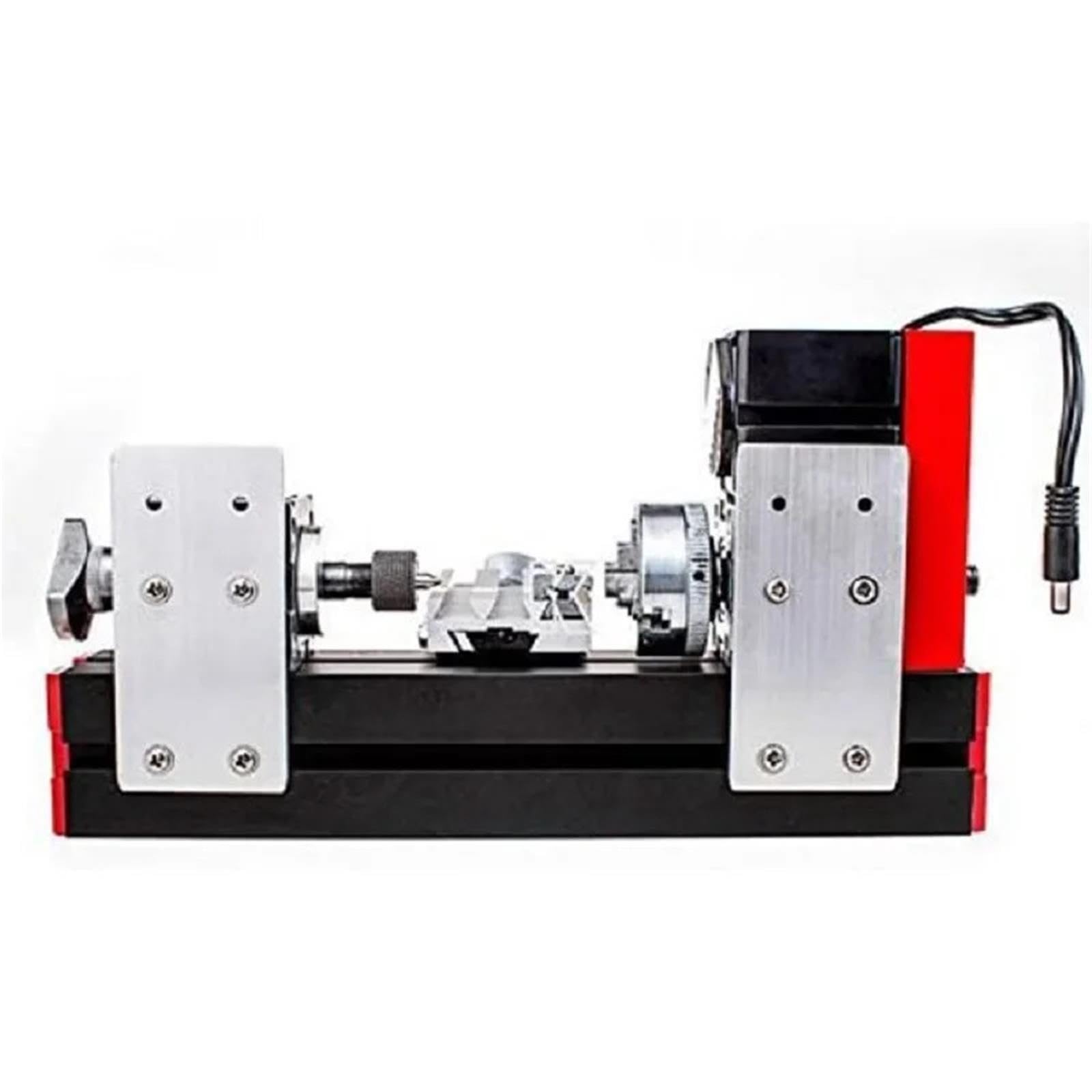 DIY Tool Big Power Mini Metall Drehmaschine, 24 W 20000 U/min Motor, ein Set Miniatur-Metall-Multifunktionsmaschine Industrie, Werkstatt