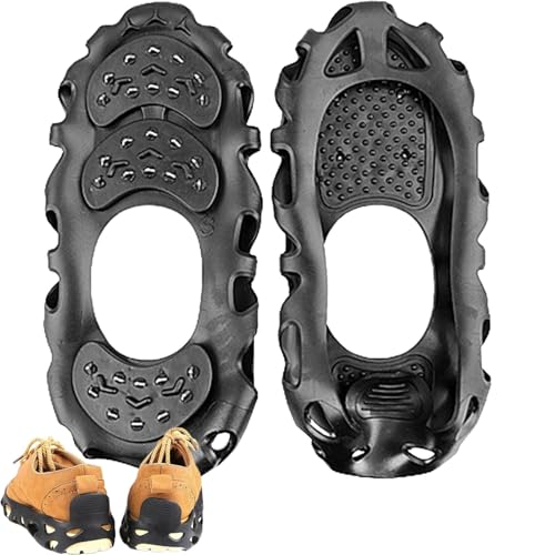 Rampones para zapatos, plataformas de hielo para botas - 30 crampones de aleación con tachuelas para botas de senderismo,Tacos de zapatos Grips Tracción, Botas para techos al aire libre Almohadillas