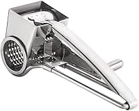 Vista 1 de Rallador de queso giratorio de acero inoxidable - giratorio y de mano - Chocolate de manivela a mano