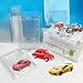 YEXEXINM 30 Pcs Clear Protector Cases Model Car Clamshell Cases Display Case Clear Protective Packs Car Blister Pack Covers Compatible with Hot-Wheels for Storage, 7.5 x 5 x 2 Inch
