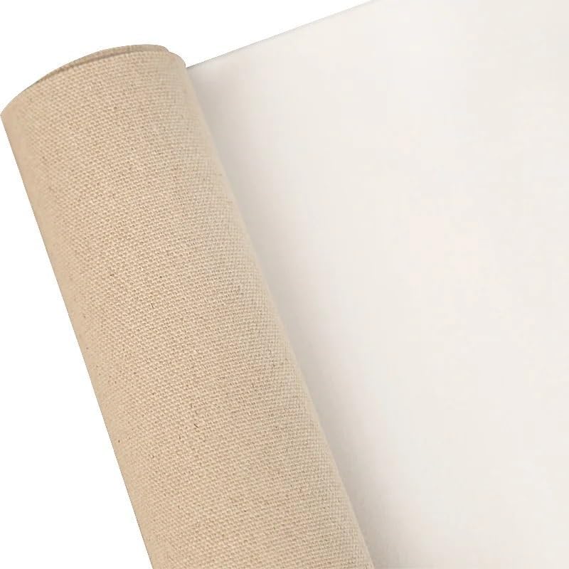 Roll of Canvas for Paintings Art Fabric Triple Primed Medium Texture Linen Blend Art Print Canvas Roll (Color : 30m roll)