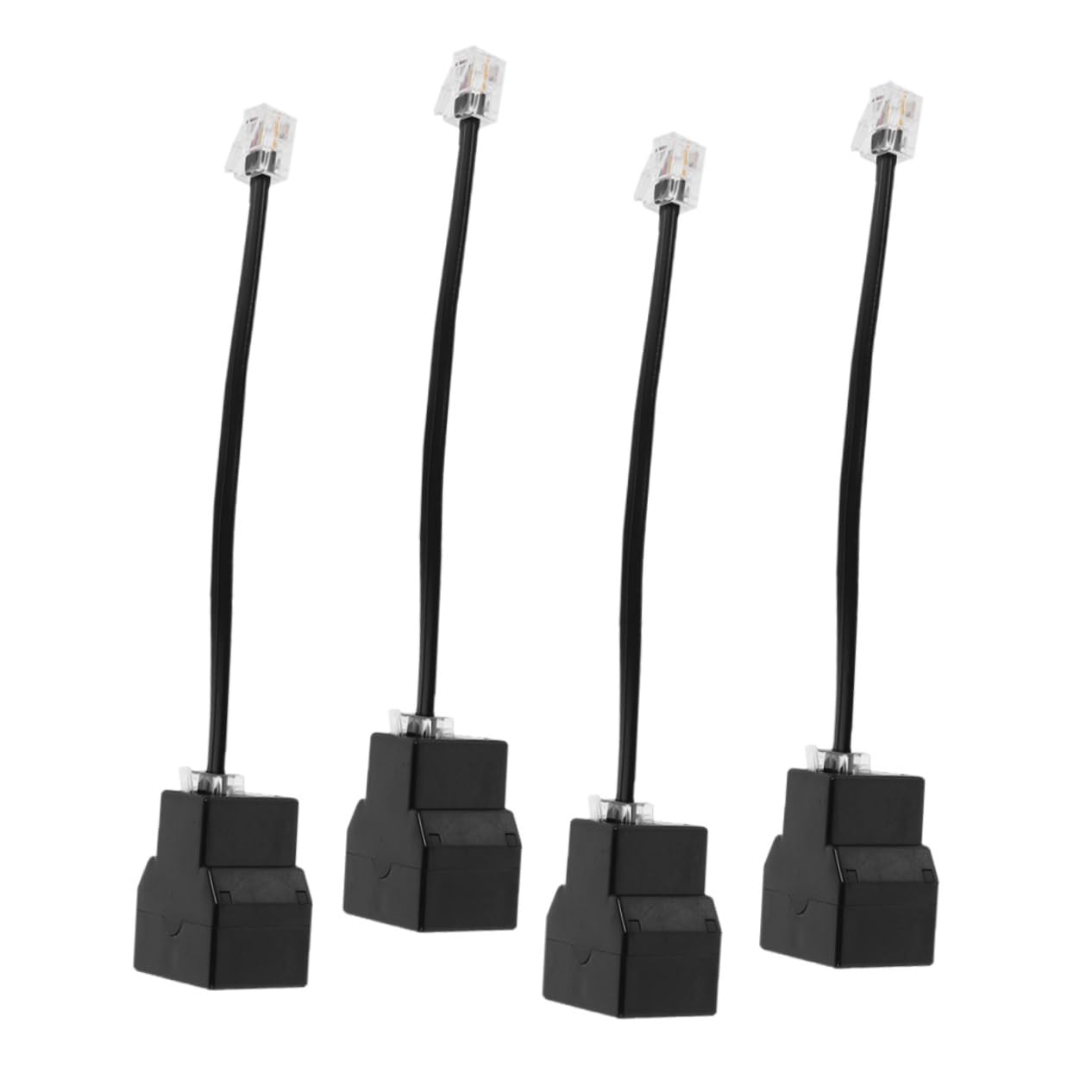 20stücke Telefon Splitter Adapter Pc Detachable Design Verbindung Für Telefone Und Faxgeräte Praktische Core Telefonleitung