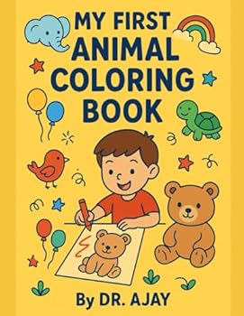 Paperback My First Animal Coloring Book