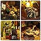Mostop DIY Miniature House,Miniatur Haus, Holz puppenhaus-Bausatz MiniaturhausBausatz mit LED-Licht,Kreative Raum-Idee für Erwachsene Magisches Haus DIY-Bausätze (Holo Magic City 2)