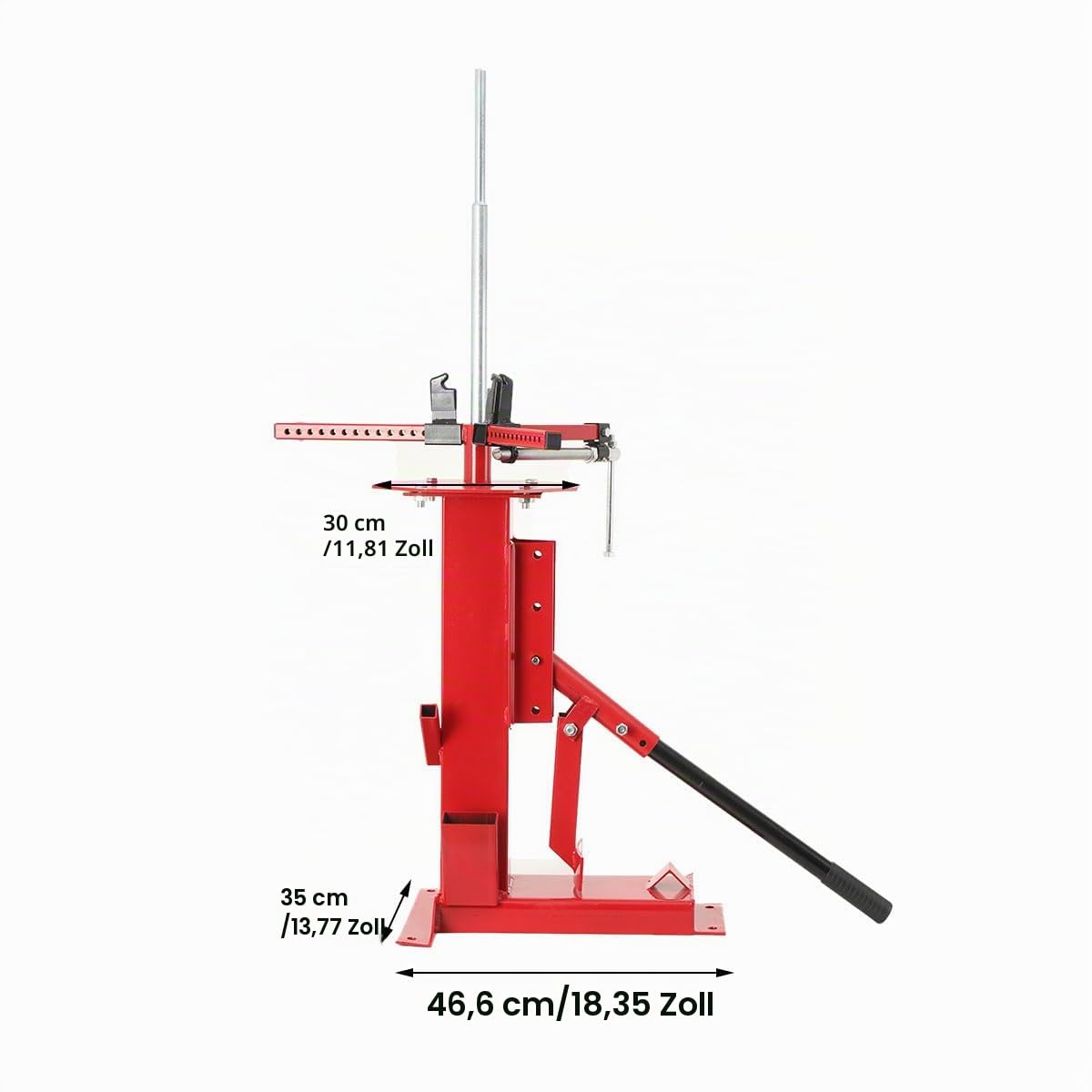 Universelles Reifenmontiergerät 4" bis 17", Reifenmontagegerät aus Stahl zur Manuellen Montage und Demontage, Reifenmontagegerät Reifenmontagemaschinen Motorrad PKW