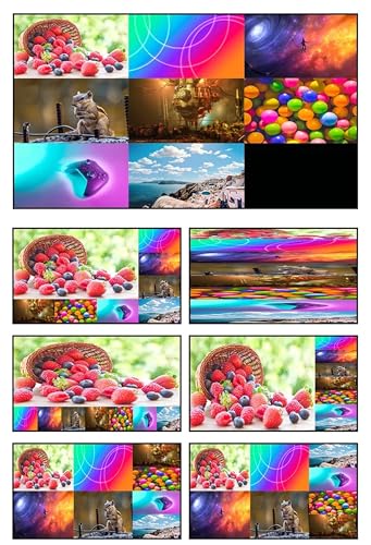 Image of 4K 60hz HDMI 8x2 Multi-viewer with PIP 8 in 2 Out Dual Display Seamless Switcher with Optical 3.5mm Audio 2x1 3x1 4x1 5x1 6x1 8x1 Multi-viewer