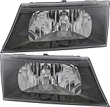 For Mercury Marauder Headlight 2003 2004 2005 Driver and Passenger Side Headlamp Assembly...