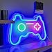 MEDE Dimmable Game Neon Sign, Glass Gaming Neon Light Sign Powered by ...