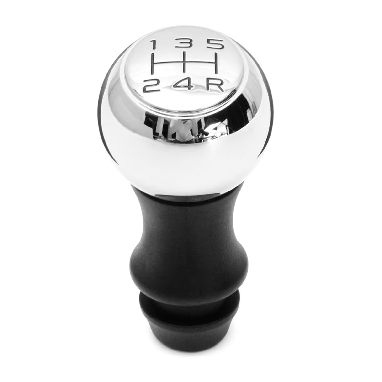 OUVECR Car Shift Gear Knob Handle for Citroen for C4L for C2 for C5 for C3 5/6Speed Gear Shift Knob Gear Shift Cover(5-Speed Chromed)