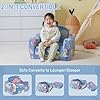 aodisman Thick Comfy Toddler Chair and Couch for Kids,2-in-1 Soft Plush Fold Out Sofa for Children,Convertible Couch to Lounger for Toddler #5