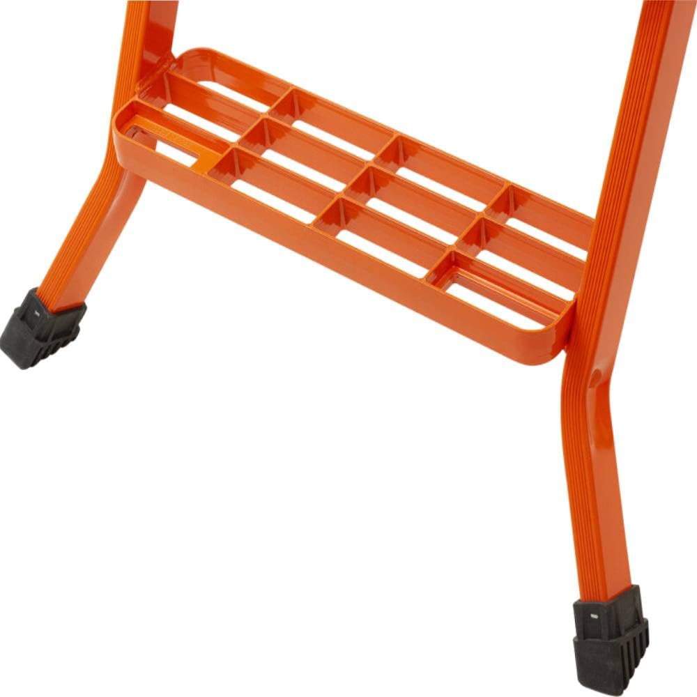 Mondelin - Escabeau sécurisé PIRL Gardia 110 cm avec portillons automatiques - Plateforme 50x45 cm - Revêtement Anti-dérapant - Roues sur Ressort facilite Le déplacement - Marches moulées en alu