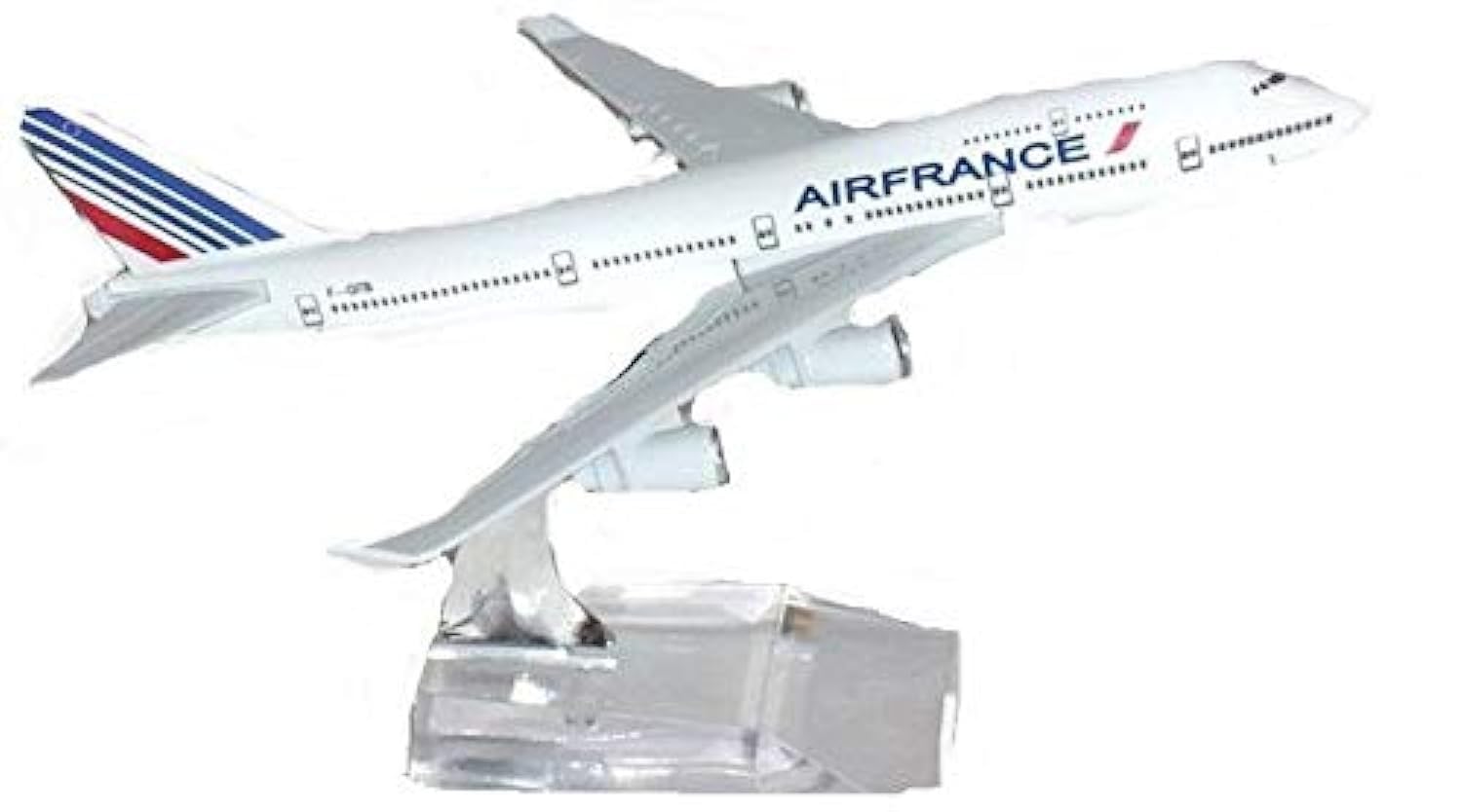 Air France Boeing 747 Airplane Diecast Model Toy - 16cm