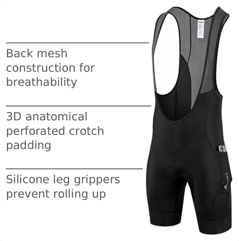 Przewalski Men’s 3D Padded Bib Shorts