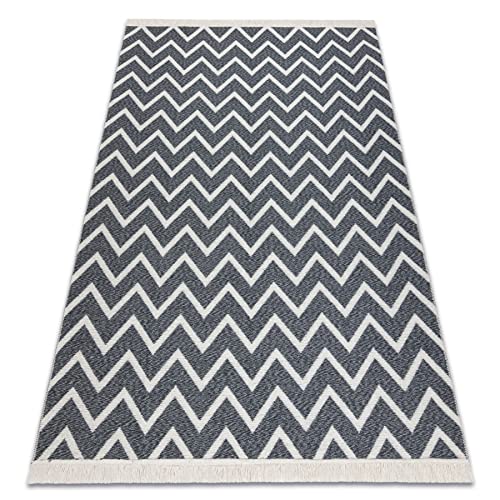 Tapis Twin Zigzag écologique double face pour sol froid