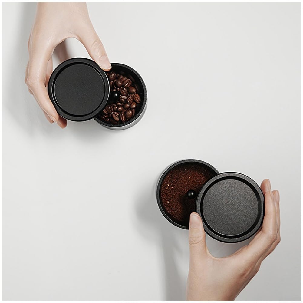 Taza de café para trituradora de café para receptor de espresso, construcción de aluminio con dispensador de baja resistencia, compatible con modelos de amoladora de 51 54 58 mm
