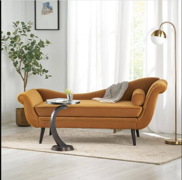 Image of Teak Wood 2-Person Sofa Settee Sofa Diwan Couch Chaise Lounge For Home And Living Room | Dark Gray Colour, Pink