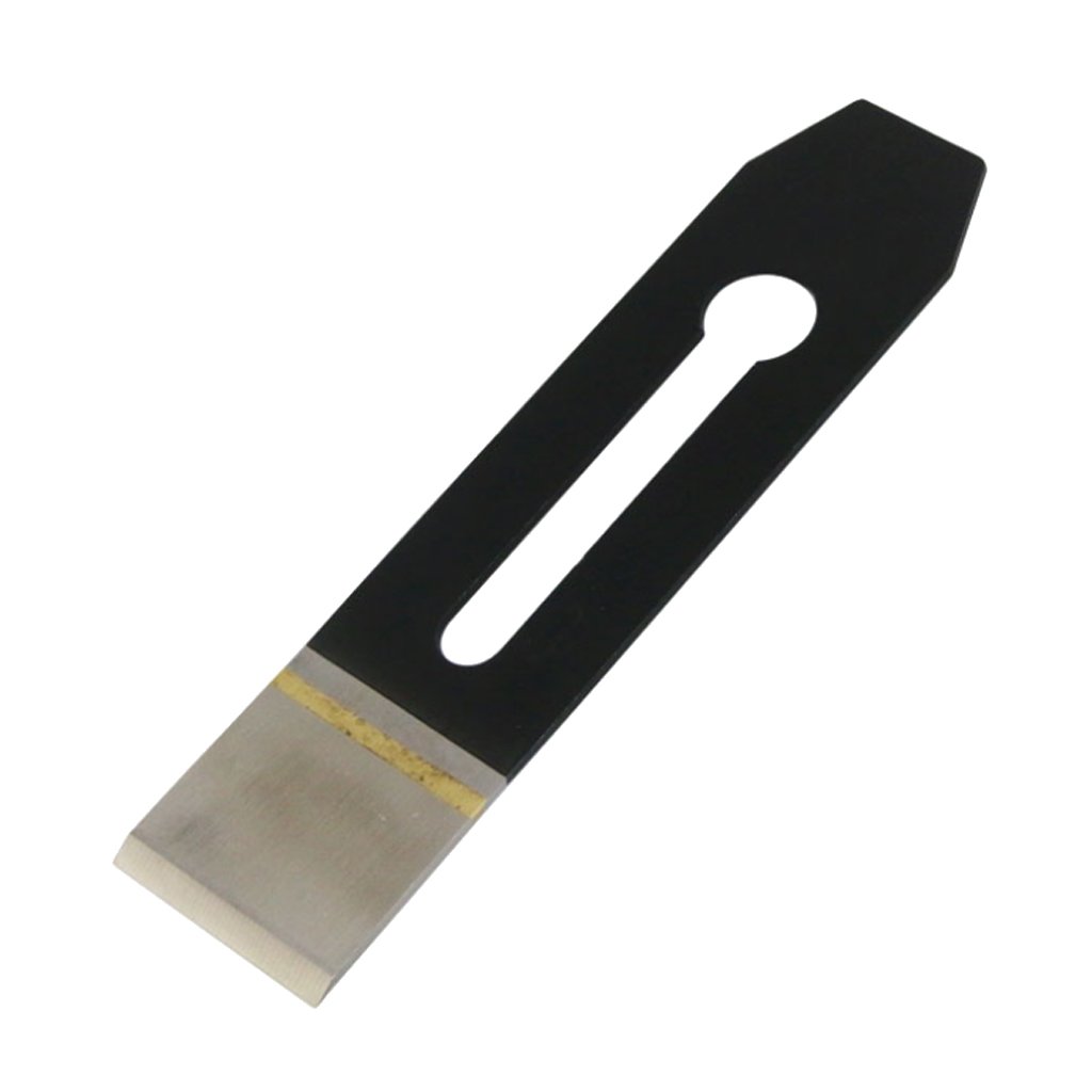 Juego de 5 cuchillas de repuesto para cepilladora de madera de 44 mm para carpintería, color negro