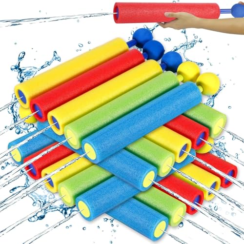 RDDAIPE 20 Pezzi Pistola ad Acqua Schiuma per Bambini, Pistole ad Acqua, Fucile ad Acqua, Pistola Acqua Bambini per Piscina, Giardino, Spiaggia,Esterno Giochi,Festa,Estivi Giochi d'acqua per Bambini