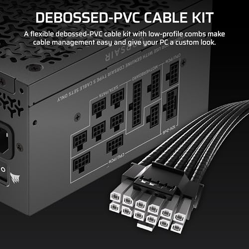 CORSAIR RM1000x Shift ATX 3.1 PCIe 5.1 Ready 1000W Power Supply – Black - image 5