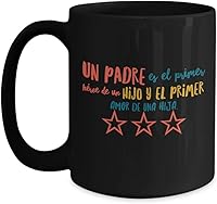 Vista 1 de Regalo para Papa Taza de Cafe Padre Vaso, taza café divertidas, tazas personalizadas, taza de café inspiradoras, taza con mensajes positivos.